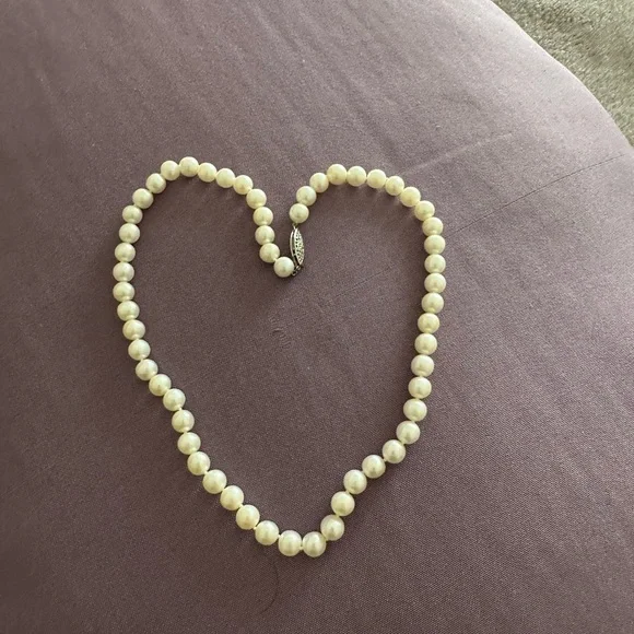 Beautiful natural pearl necklace new - Picture 3 of 8